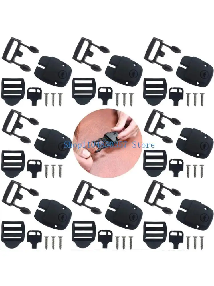 

652F 8lots Spa Cover Fastener Replacement Set Anti Storms Locking Mechanism