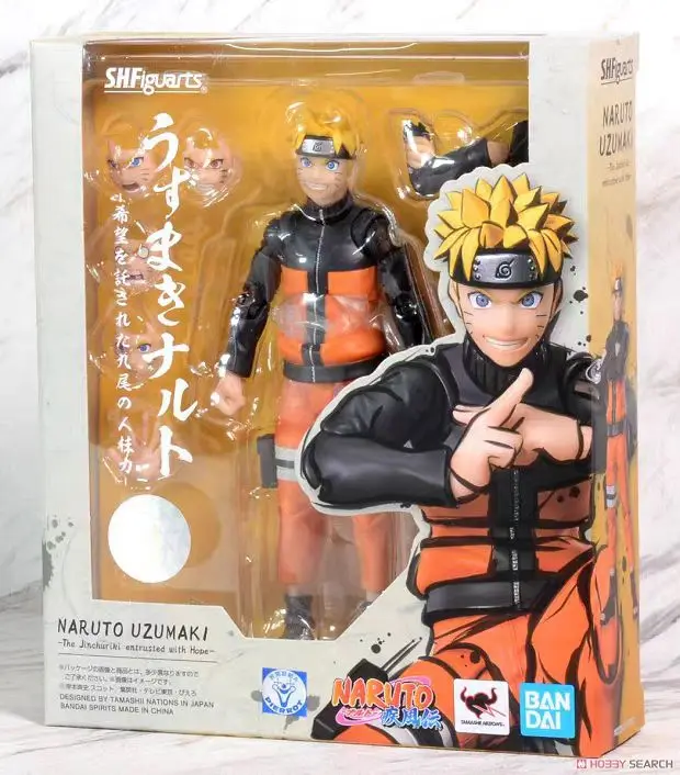 Bandai Shf Uzumaki 2.0 The Joints Are Movable Doll Hands-On Spot Goods Collection Model Decorative Ornaments Toy Festival Gifts