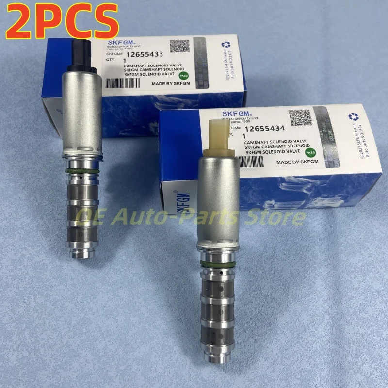 

1 пара 12655433 12655434 Соленоид регулируемого газораспределения впускного и выхлопного клапана VVT для Buick Encore Chevrolet Malibu Cadillac ATS GMC