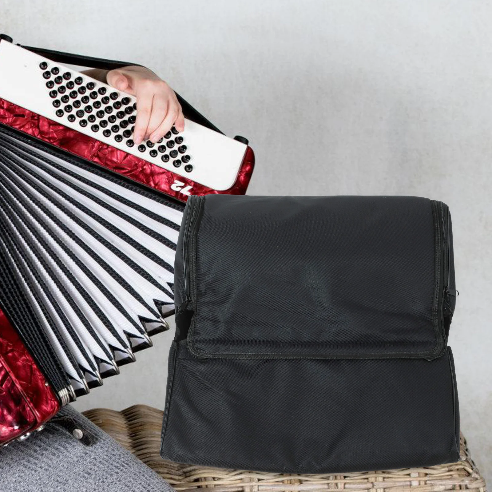 

Accordion Carrying Case Accordion Carrying Container Accordion Storage Holder Musical Instrument Bag