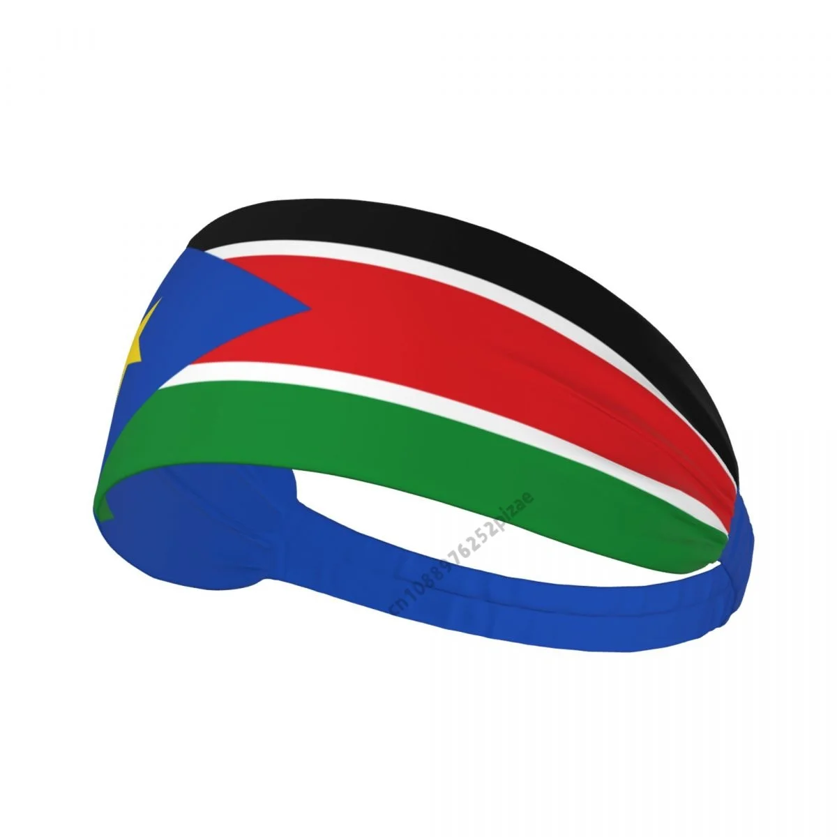 

South Sudan Flag Men Women Bands Elastic Wide Headbands For Yoga Sports Fitness Exercise Tennis Running Gym Dance Athletic