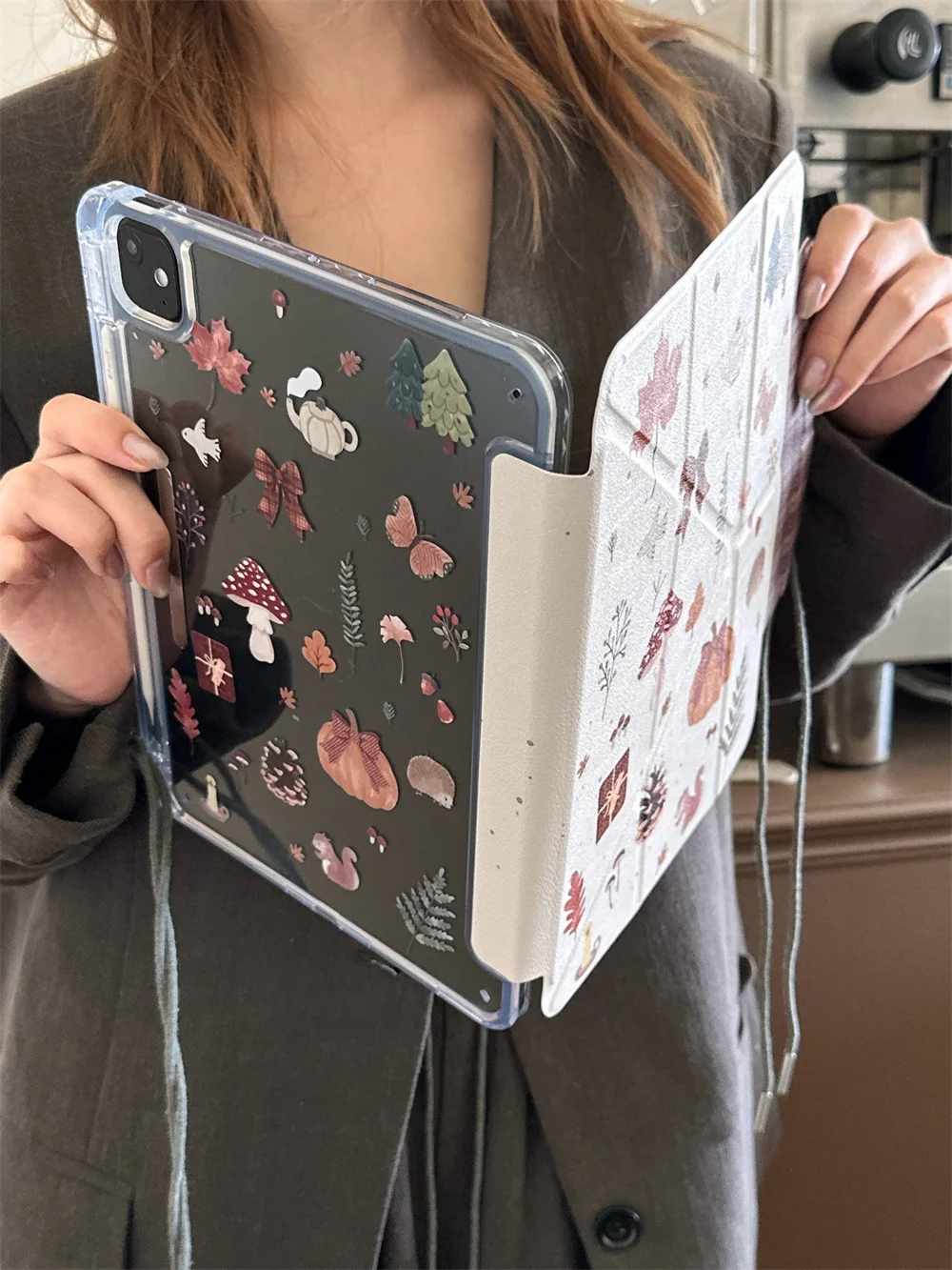 Christmas Cute Cover For Air 4 5 6 7 11inch iPad Pro 2024 11 13 inch iPad 7 8 9 10.2 iPad 10th 11th Air 3 10.5 iPad 5 6 mini Ca 3