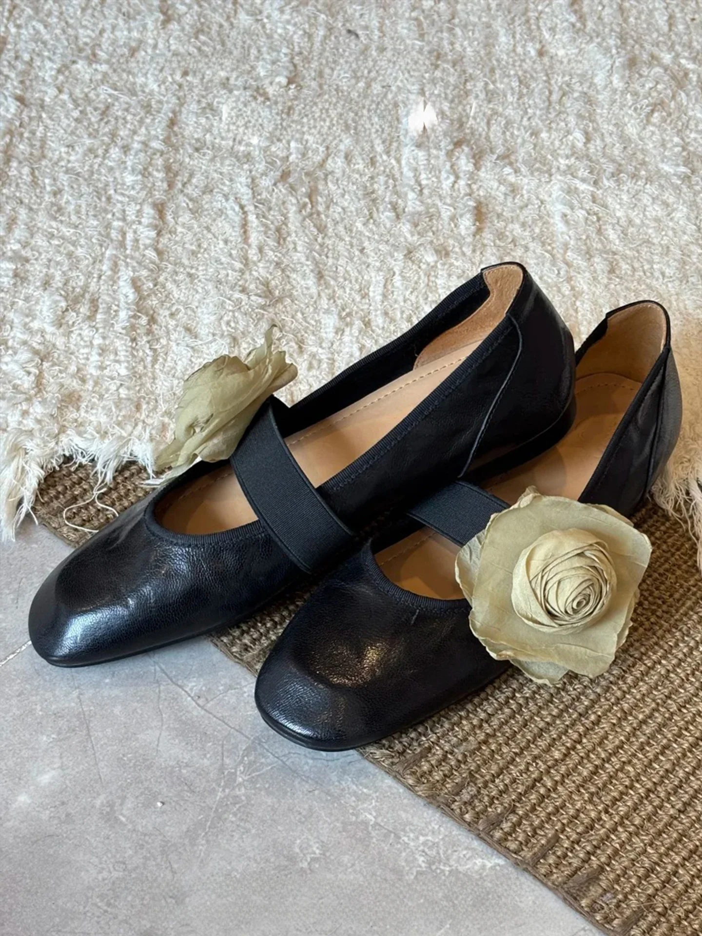 hermosas-bailarinas-de-cuero-mary-janes-para-mujer-tacon-plano-comodas-negras-punta-cuadrada-zapatos-de-una-sola-pieza