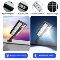Outdoor LED Solar Wall Lights Human Body Sensing Courtyard Lights Household Wall Lighting Remote Control Street Lights