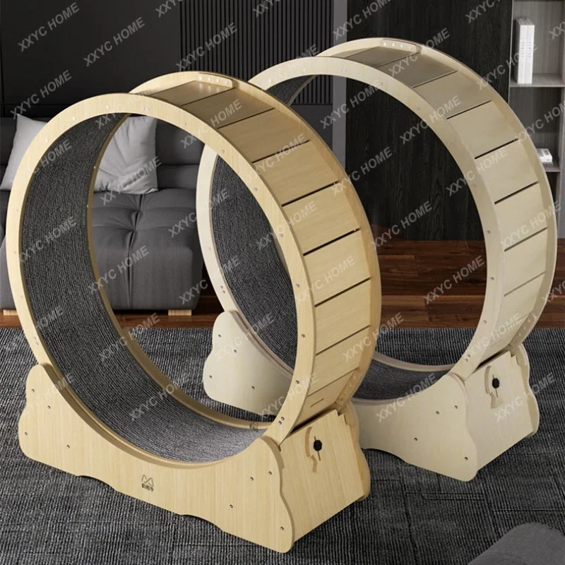 

Беговая дорожка для кошек, многослойная Большая рама для скалолазания, из массива дерева, разные цвета