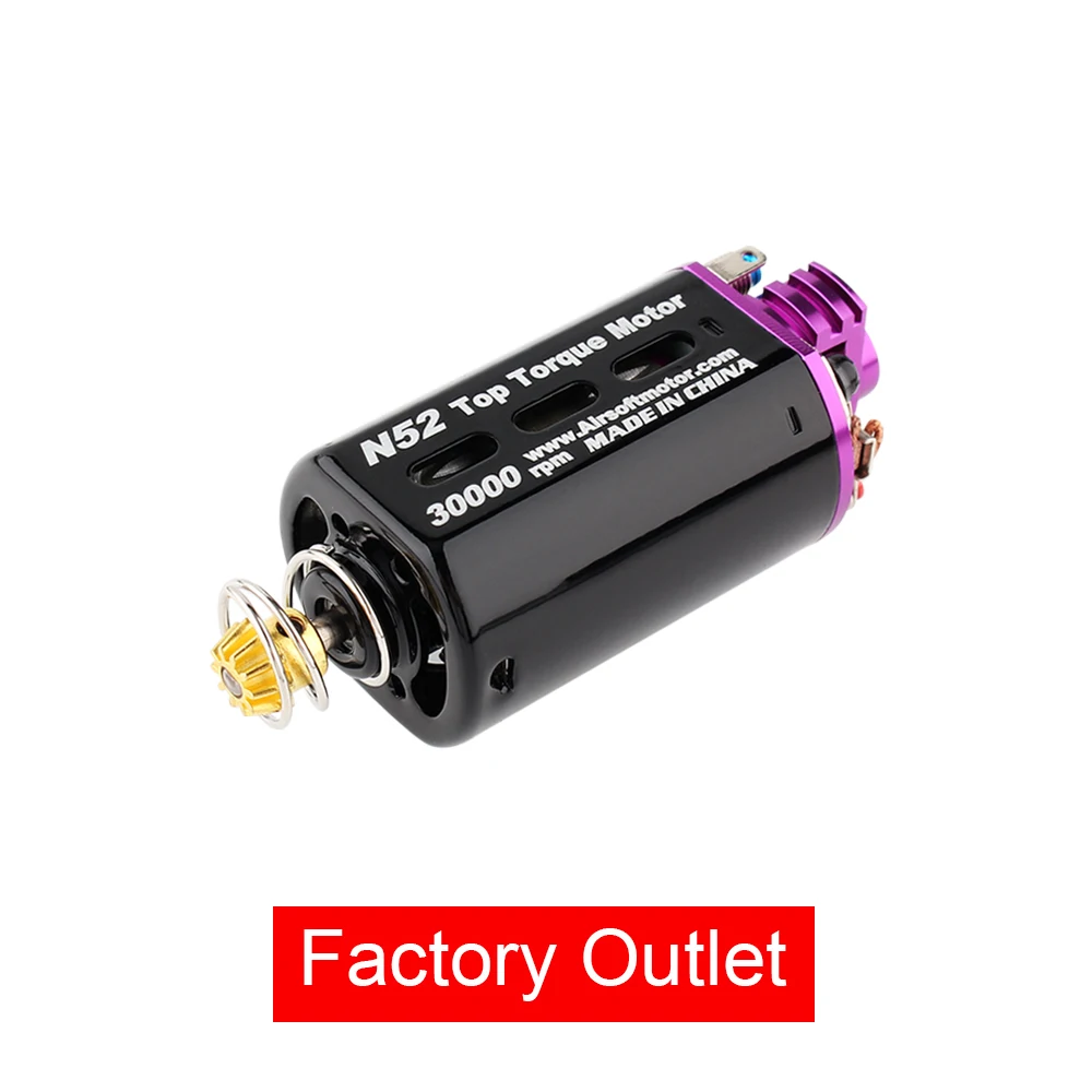 

Factory Outlet N52 Nd-Fe-B 18TPA 30K High Torque Heat Dissipation Type Motor Ver.3 Gearbox Short Axis for Airsoft AEG