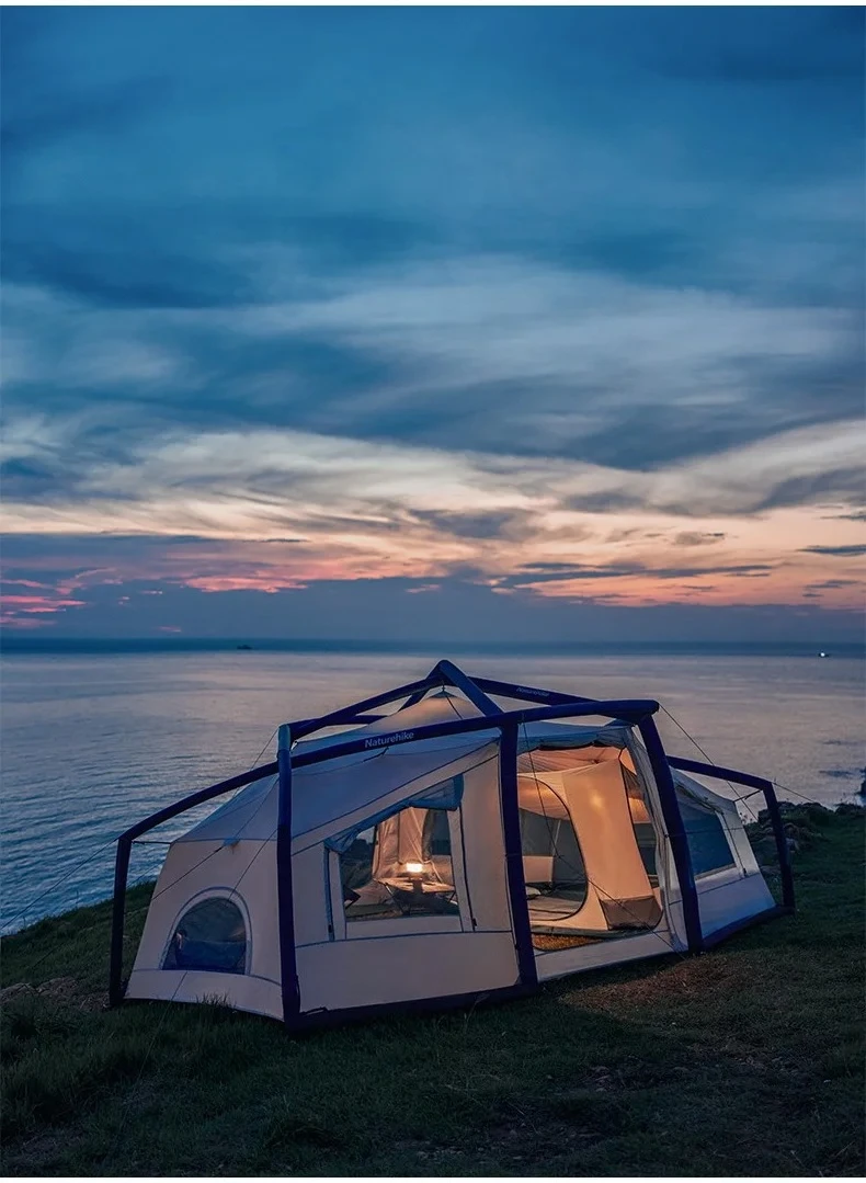 

Палатка для кемпинга на открытом воздухе, большая просторная палатка для защиты от дождя и солнца