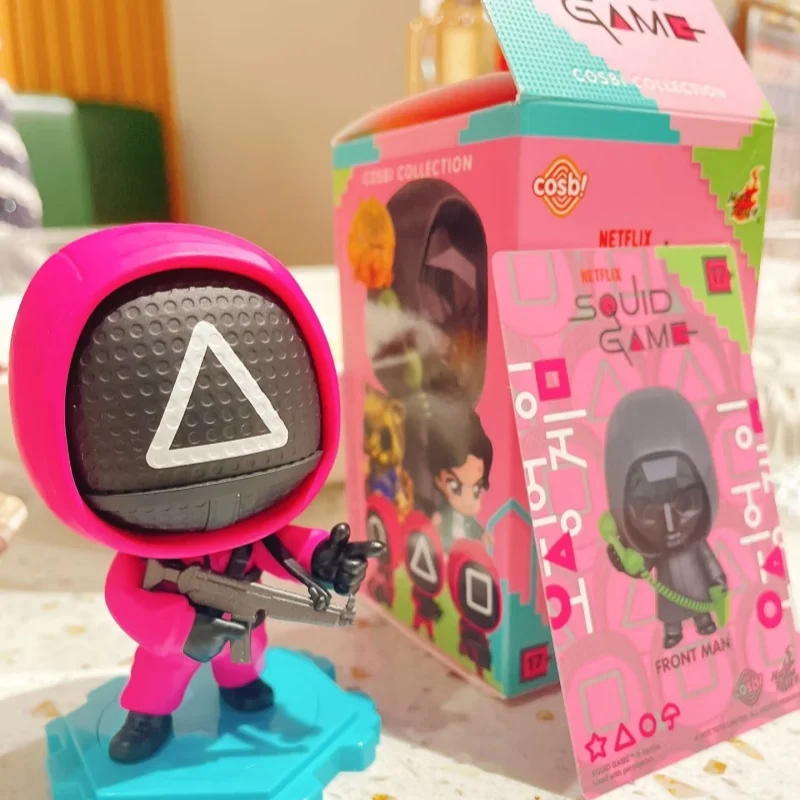 Hot Toys Squid Game Cosbi Mystery Box Mini figurki akcji Zabawki kolekcjonerskie dla dorosłych Prezenty dla dzieci Anime Seria Blind Box