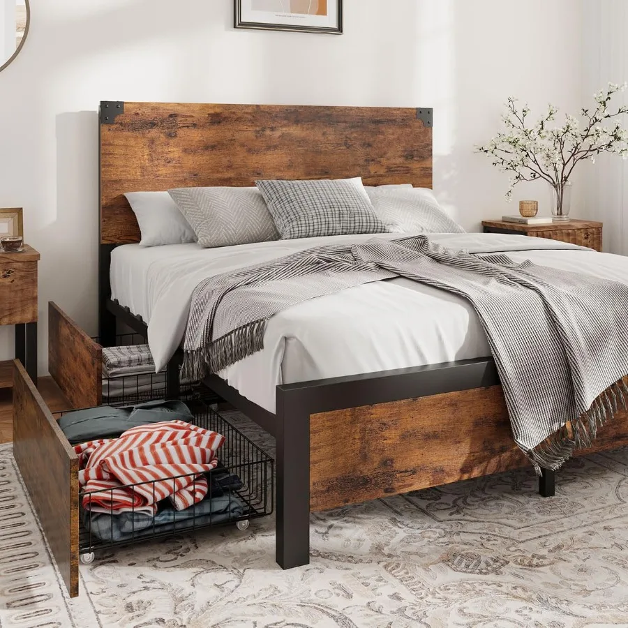 Queen Bed Frame Wit… - image