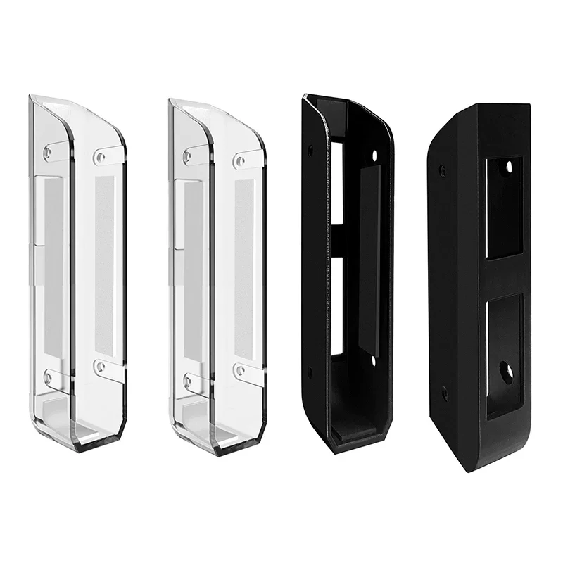 【YY】1 Pair Wall Mount & Under Desk Laptop Holder With Protection Pads Bracket Support Stand Easy To Install Enhanced Stability