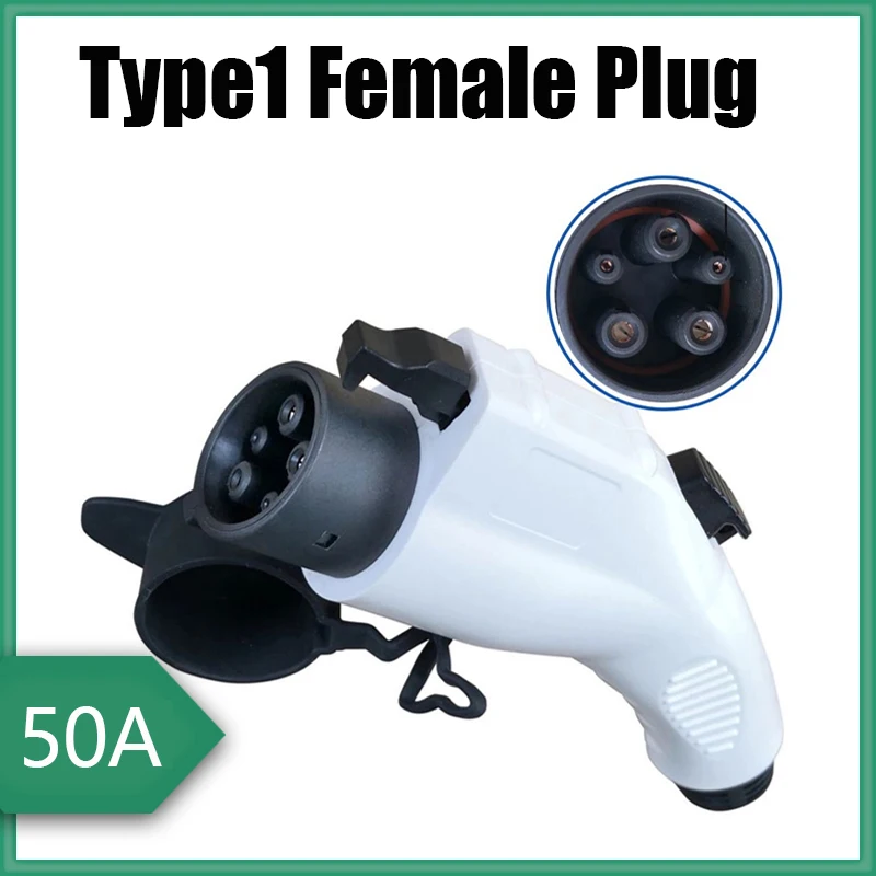 

EV Charger Female Type1 Plug SAE J1772 Connector For Electric Car Vehicle Charging Station32A 50A 80A 250V