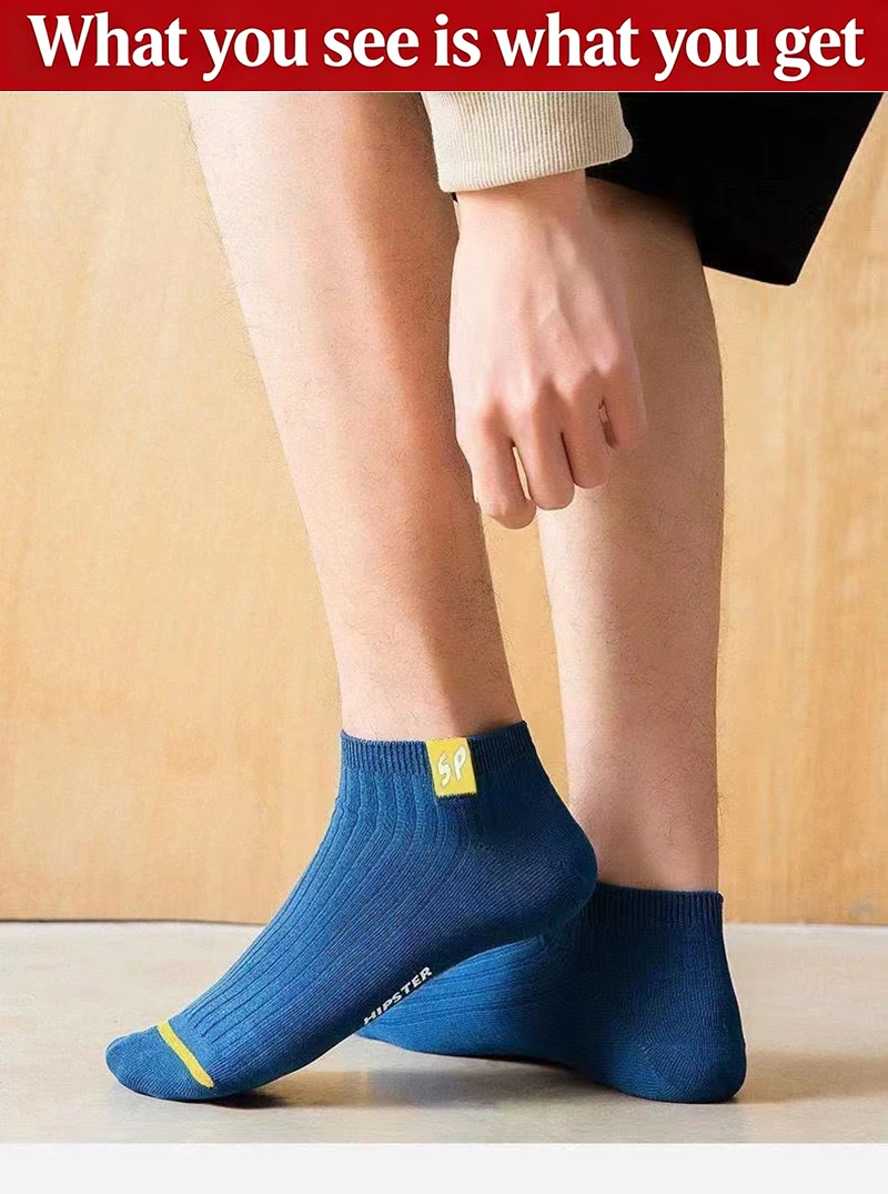 5 Paar 2026 neue Knöchelsocken, niedrig geschnitten, bequem, geruchsabweisend, schweißabsorbierende Sportsocken, geeignet für Frühling, Sommer, Herbst – Detail 7