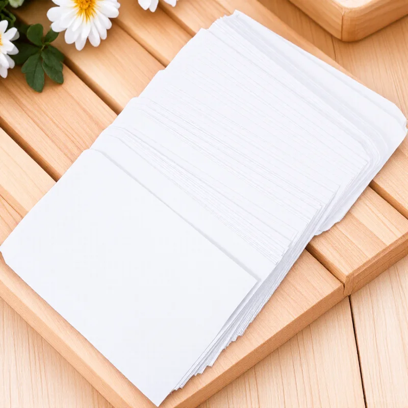 

100pcs Thickened Paper Envelopes Blank Bills Receipt Cash Organizer Storage Home Office School Travel Use Strong Hold