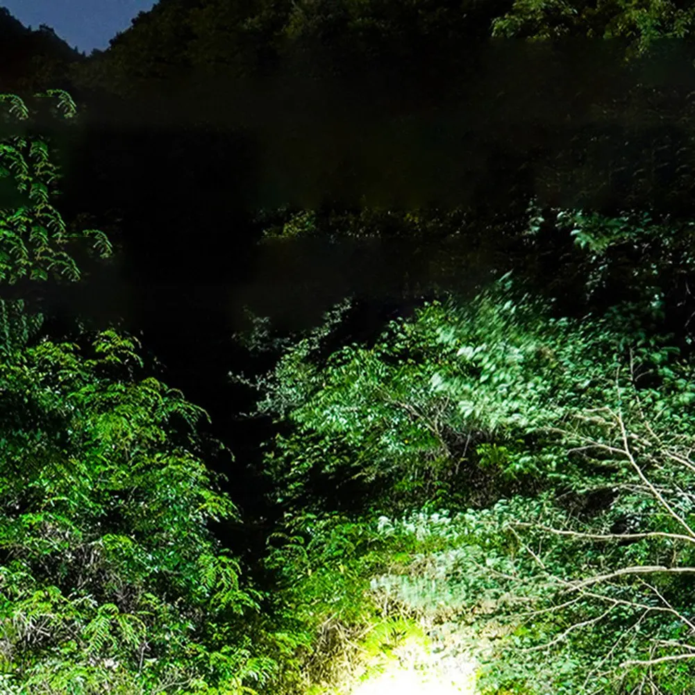 充電式LEDヘッドマウント懐中電灯、緊急ヘッドライト、フィールドワーク、超高輝度ヘッドライト