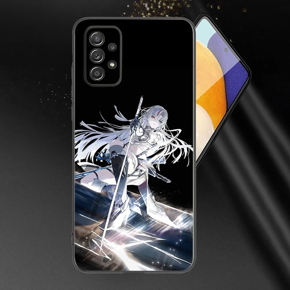 Game Punishing Gray Raven Phone Case For Samsung Galaxy A13,A21s,A22,A31,A32,A52,A53,A71,A80,A91 Soft Black Phone Cover