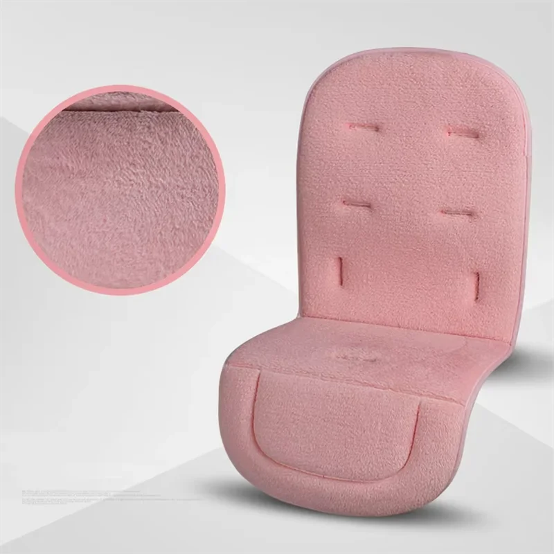 

Simple Solid Color Baby Stroller Cushion Four Seasons Universal Soft Children Dining Chair Pad Baby Stroller Soft Seat Cushion