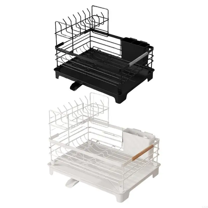 

Rustproof Dish Rack For Utensils and Plates Drying Space Optimization Solution Easy Assembly Plates Bowls