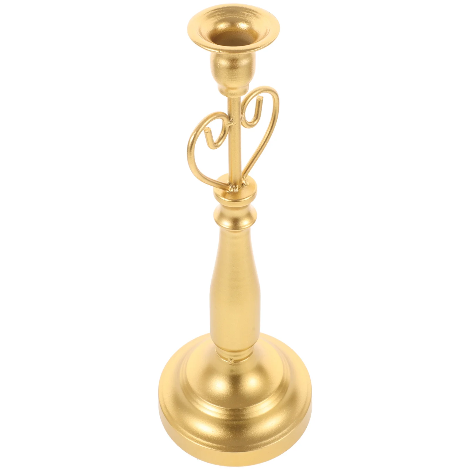 

Metal Holder Vintage Tapered Stand Decorative Retro Candlestick for Home Table Party Office Use Candles Holders