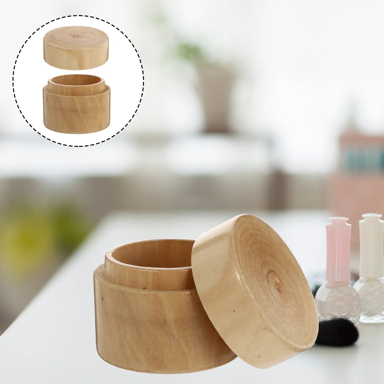 

1Pcs Chic Ring Box Wooden Jewelry Container for Wedding Party Favors Keepsake Gift for Bride Bridesmaid Valentine's Day Present