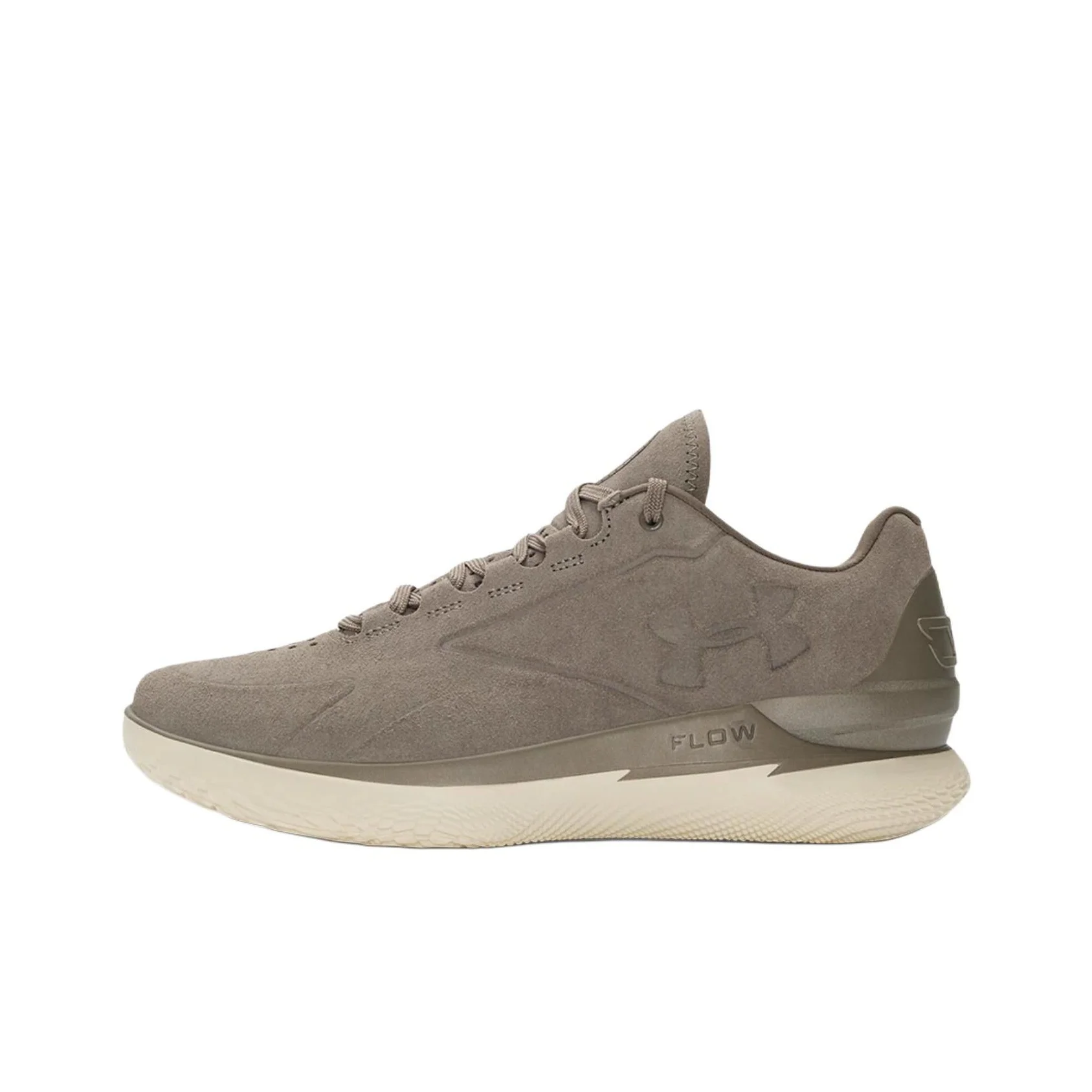 Under Armour Curry 1 Basketball Shoes Unisex Low Top Smoke Dust Gray 3027603-200