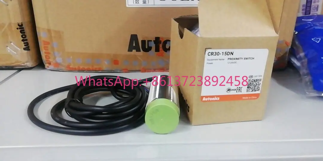 

Autonix, capacitive proximity switch, CR30-15DN, diameter 30mm, detection distance 15mm, voltage 12-24VDC, NPN output (also PNP