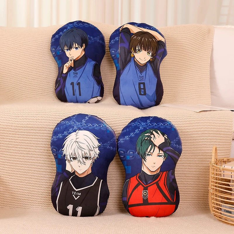 BLUE LOCK Anime Plush Toy Pillow Isagi Yoichi Nagi Seishiro Itoshi Rin  Bachira Meguru BLUE Lock Figure  Plush Dolls Gifts