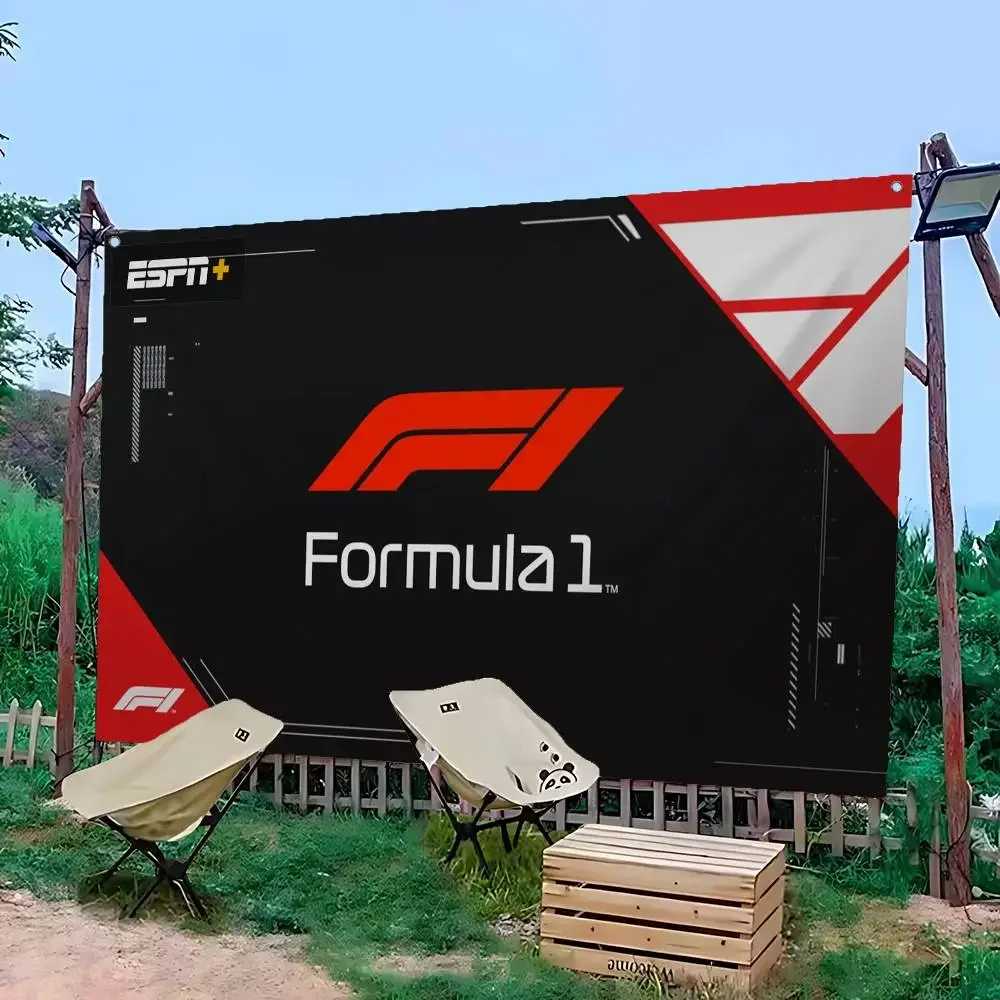 F-Formula 1 Cartoon Flag Art Science Fiction Room Home Decor Wall Hanging Home Decor Banner