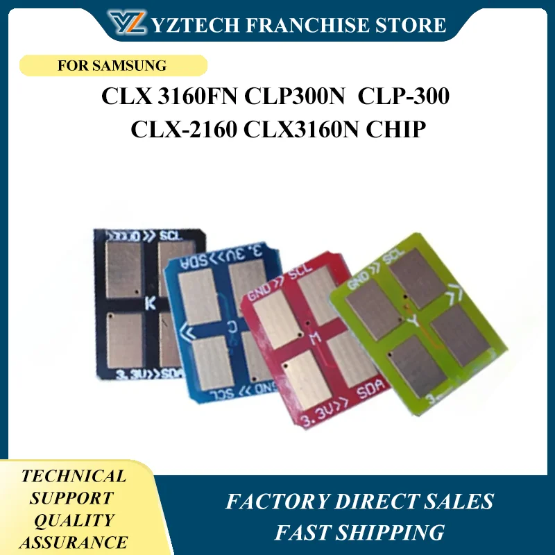 4Pcs Chip Clx 3160F…