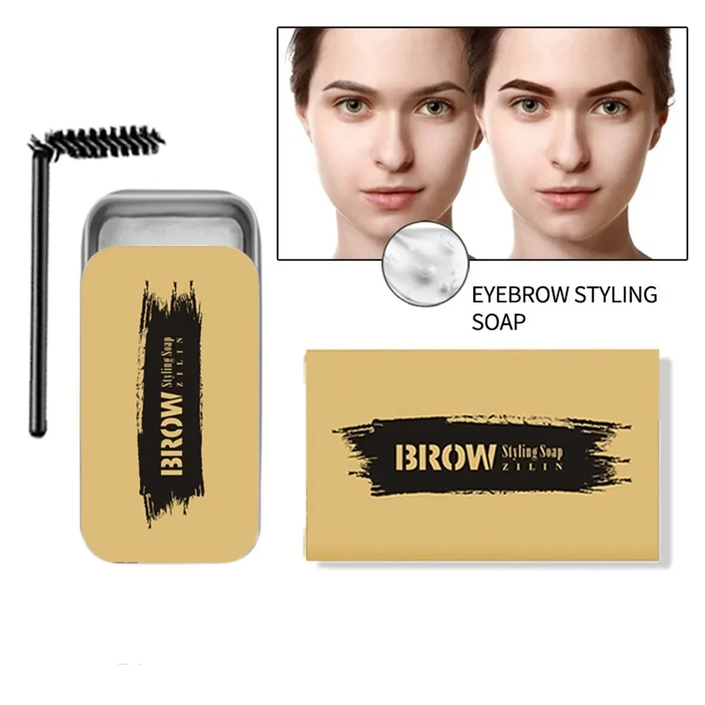 Transparent Eyebrow Styling Pomade Styling Soap Natural Eyebrow Gel Wax Fixed Brush Makeup For Women Eyebrow Makeup Tools