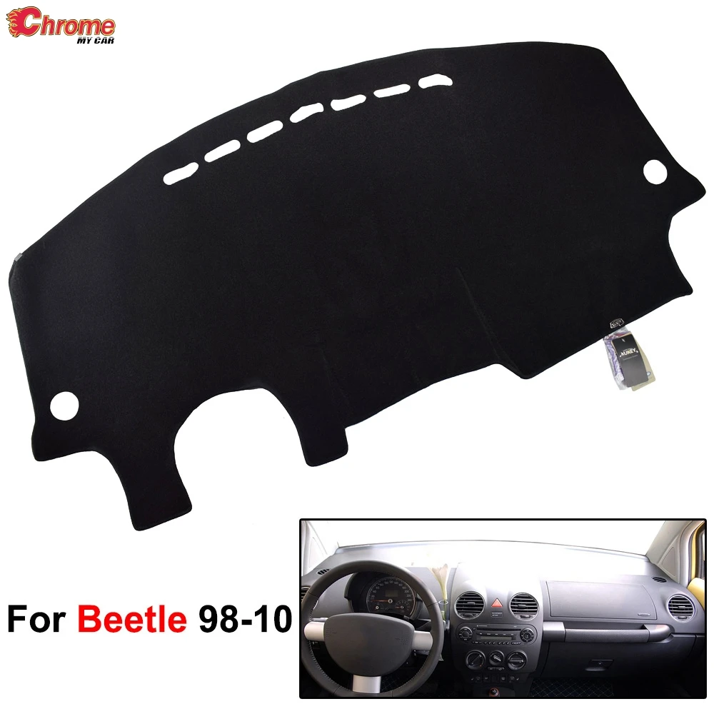 For Volkswagen Beetle A4 1998 - 2006 2007 2008 2009 2010 Dash Mat Dashboard Cover Dashmat Anti-dirty Pad Carpet Car Accessories