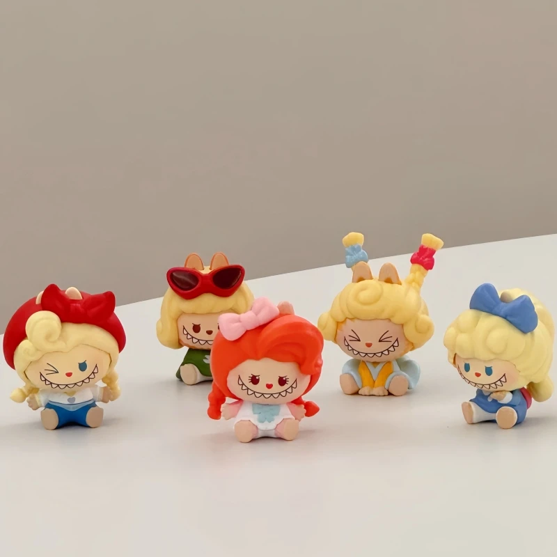 Labubu Pop Mart Hot Genuine Labubu The Monsters Retro Hair Salon Series Cute Blind Box Desktop Ornaments Collection Cute Toys view 4