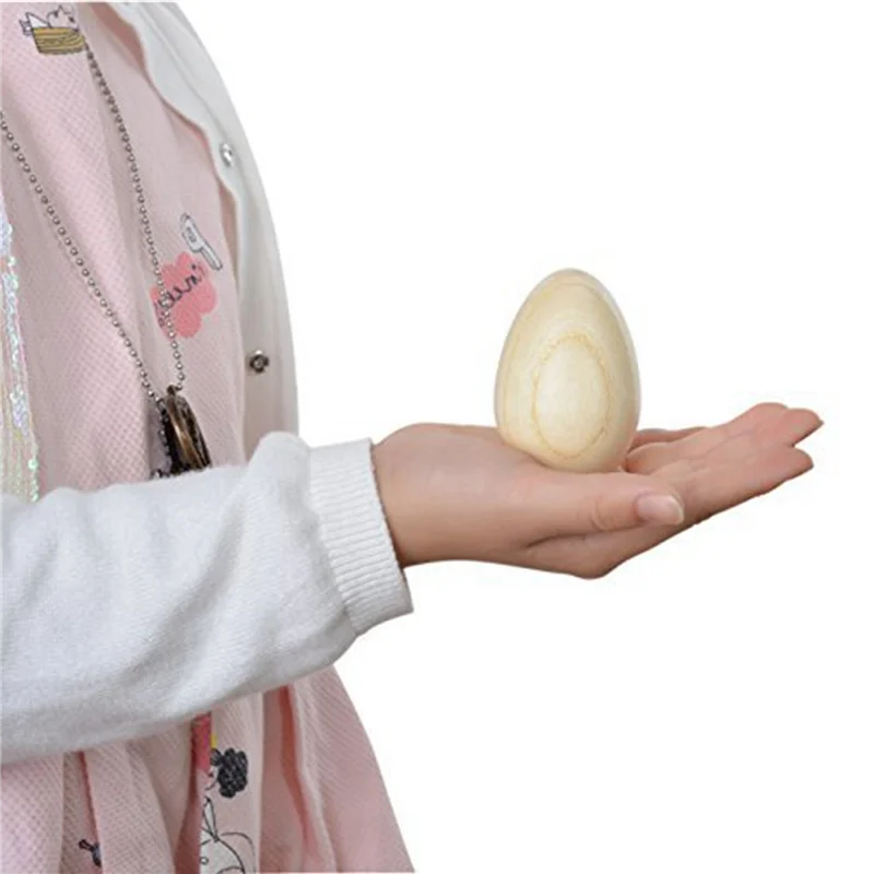 

ABJL-Set Of 30 Pcs Wooden Percussion Musical Egg Maracas Egg Shakers Musical Instrument For Kids