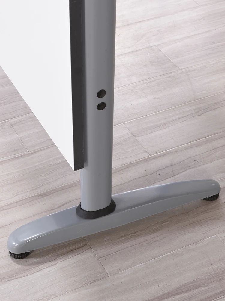 Folding Training Conference Table and Chair Combinação, Tutorial Classe Strip Flap Side Wheeled Trolley, Student Desk Movement