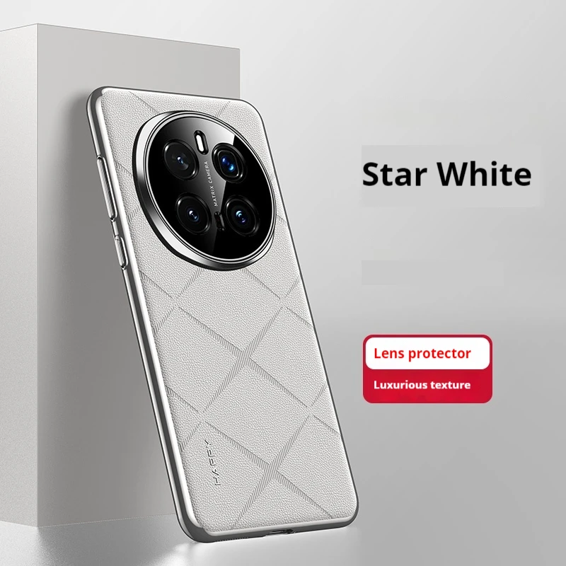 

For OPPO Find X8 Reno 13 Pro 5G Lens Full Protective Case Plating Bumper Shockproof Luxury Leather Back Cover Phone Cases