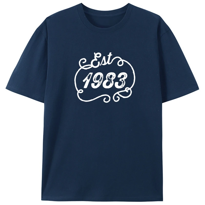

Funny 1983 Birth Year Birthday T Shirt Hipster Hilarious Army Green Clothing Men And Women T-Shirts Oversize S-5xl