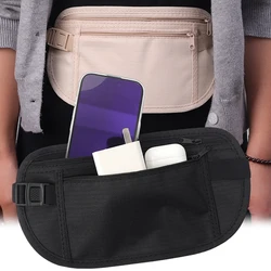 Invisible Travel Waist Packs Pouch for Passport Money Belt Bag Hidden Security Wallet Gift Travel Bag Chest Pack Money Waist Bag