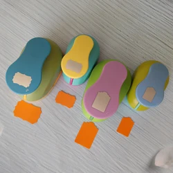 Kawaii Student Hole Punch DIY Handmade Cutter Card Craft Printing Puncher Tag Square Puncher 11mm 18mm 33mm 43mm 69mm 72mm