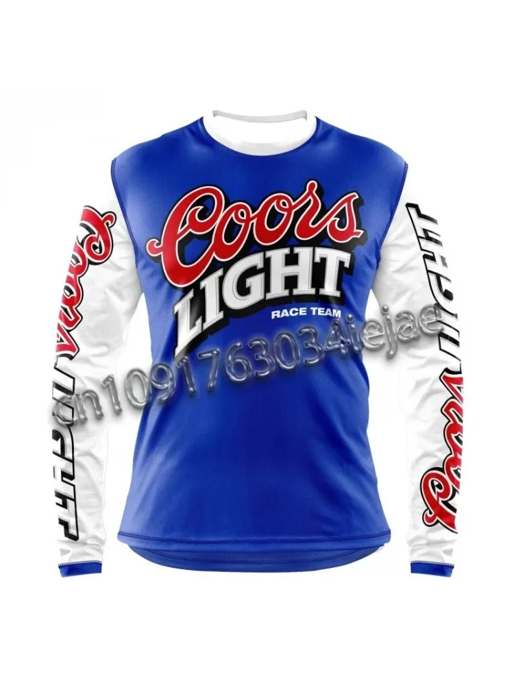 AliExpress NONE 2026 Printed Off Road Motorcycle Men's Sportswear Adult Size Speed Control Breathable Bicycle Long Sleeve Outdoor Sport T-shirt