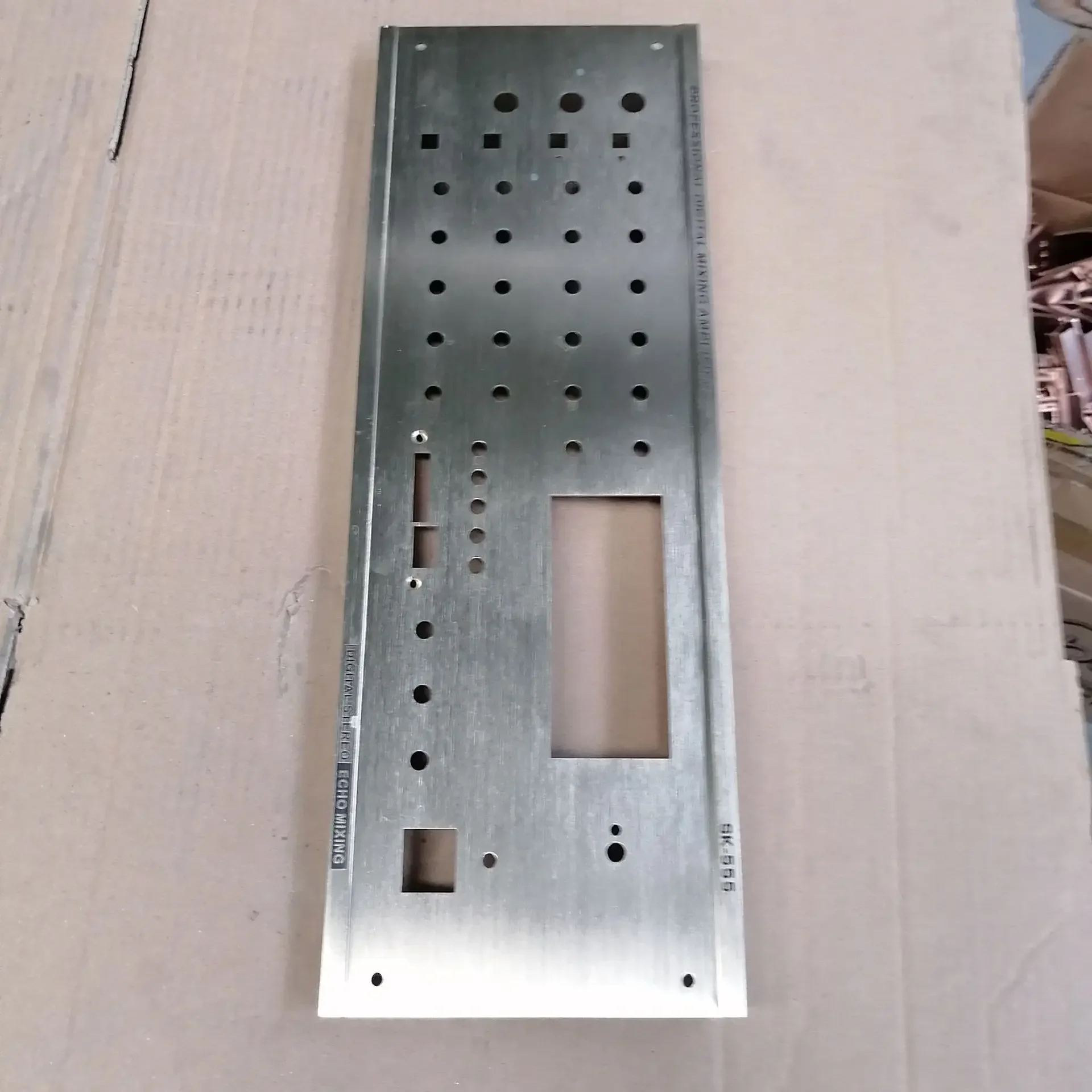 extrusion CNC machining directly from the manufacturer Aluminum panel access control panel surface wire drawing oxidation