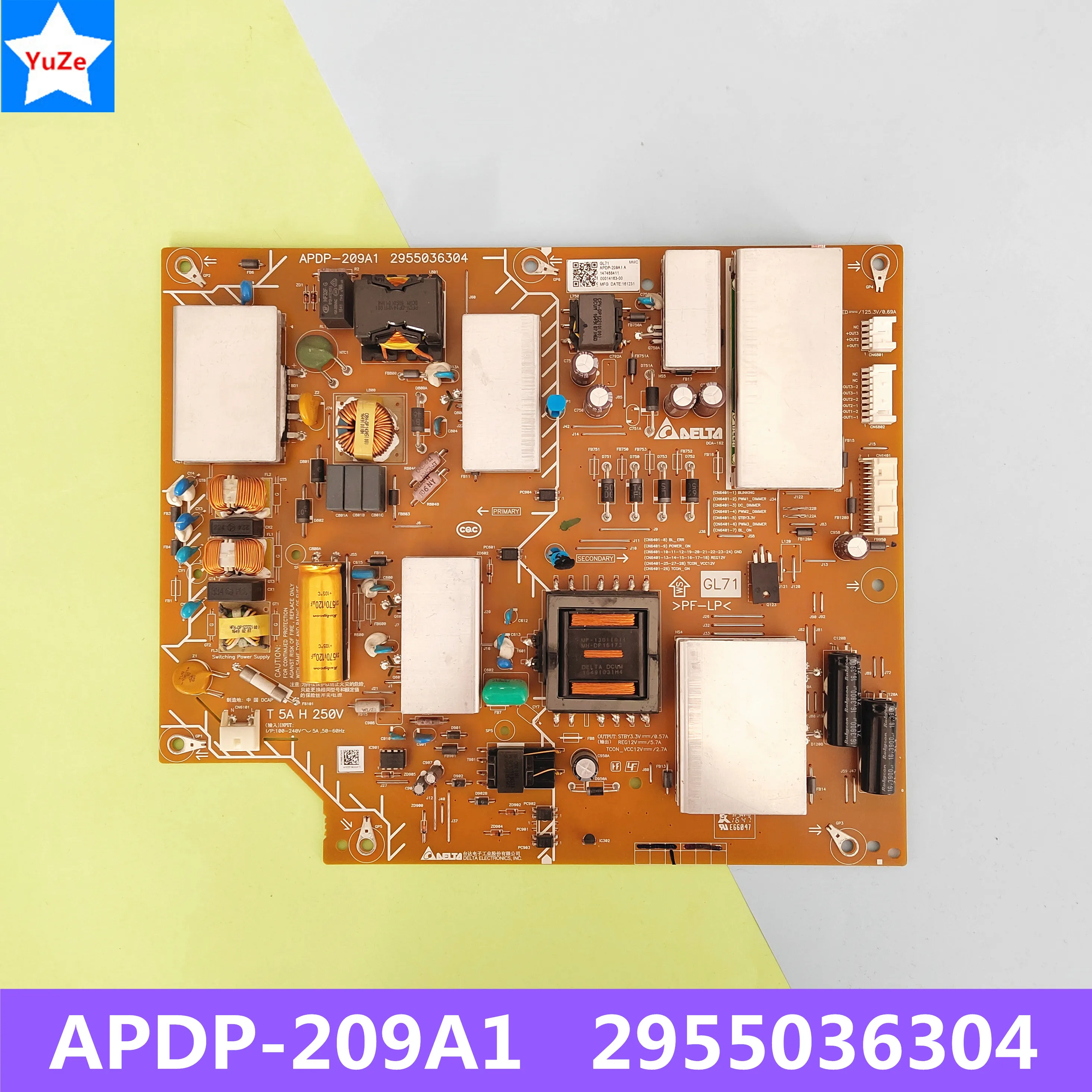 APDP-209A1 2955036304 1-474-684-11 Power Supply Board for KD-55XE7096 KD-55X720E KD-55XE7077 KD-55XE7096 XBR-55X800E TV