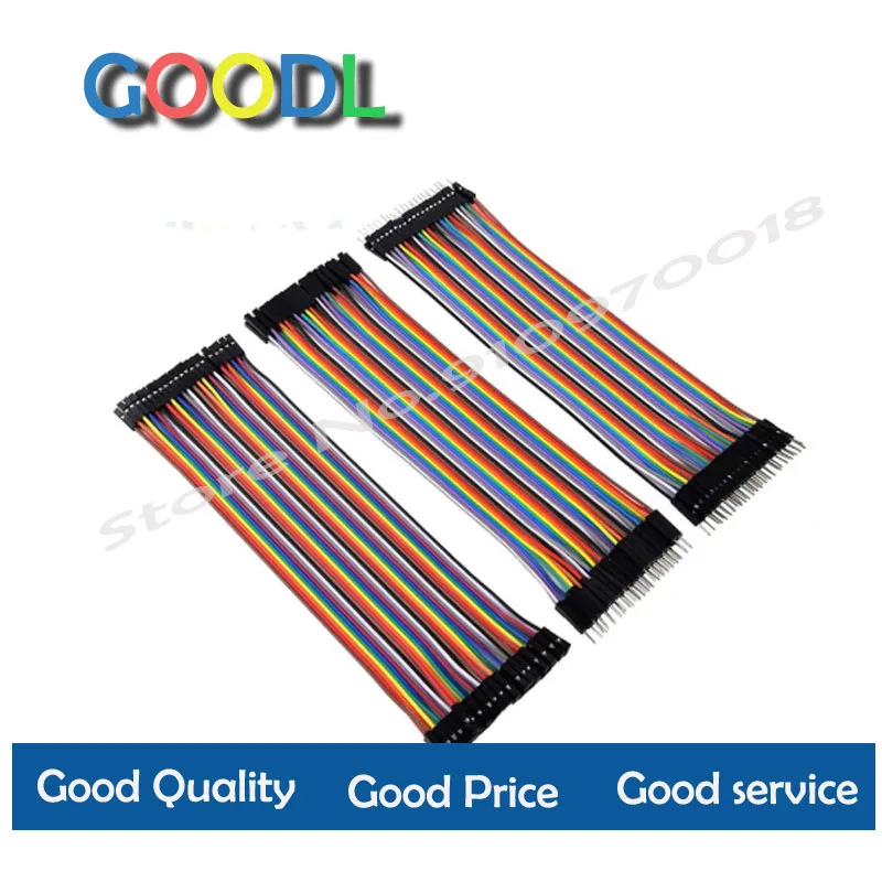 120pcs 40PIN 20CM Dupont Line Male to Male + Female and Female to Female Jumper Dupont Wire Cable For Arduino DIY KIT