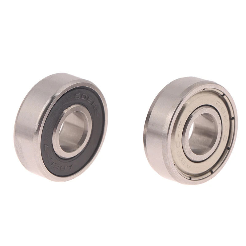 10PCS For Skateboard Scooter 3D Printer Parts 608ZZ/608RS ABEC-7 Deep Groove 8x22x7mm Mini Ball Bearing Carbon Steel