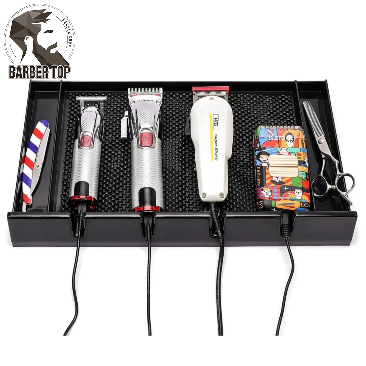 Kapper Elektrische Clipper Rack Salon Kappers Clipper Lade Weerstaan Warmte Haar Trimmer Scheerapparaat Houder Kapsel Accessoires