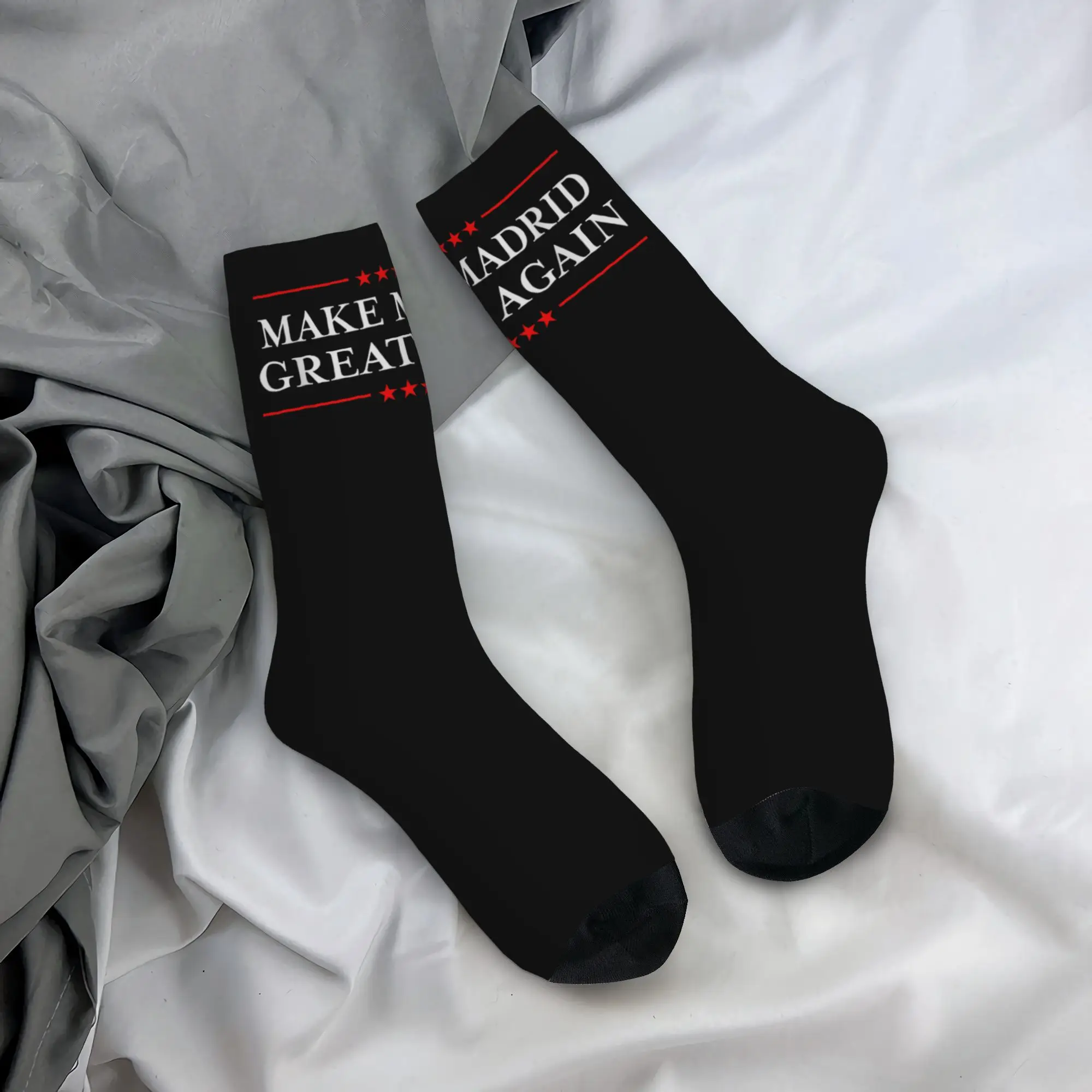 Make Spain Great Again  Outfits Men Women Socks Breathable  Skateboard Crew Stockings Warm Wonderful Gifts