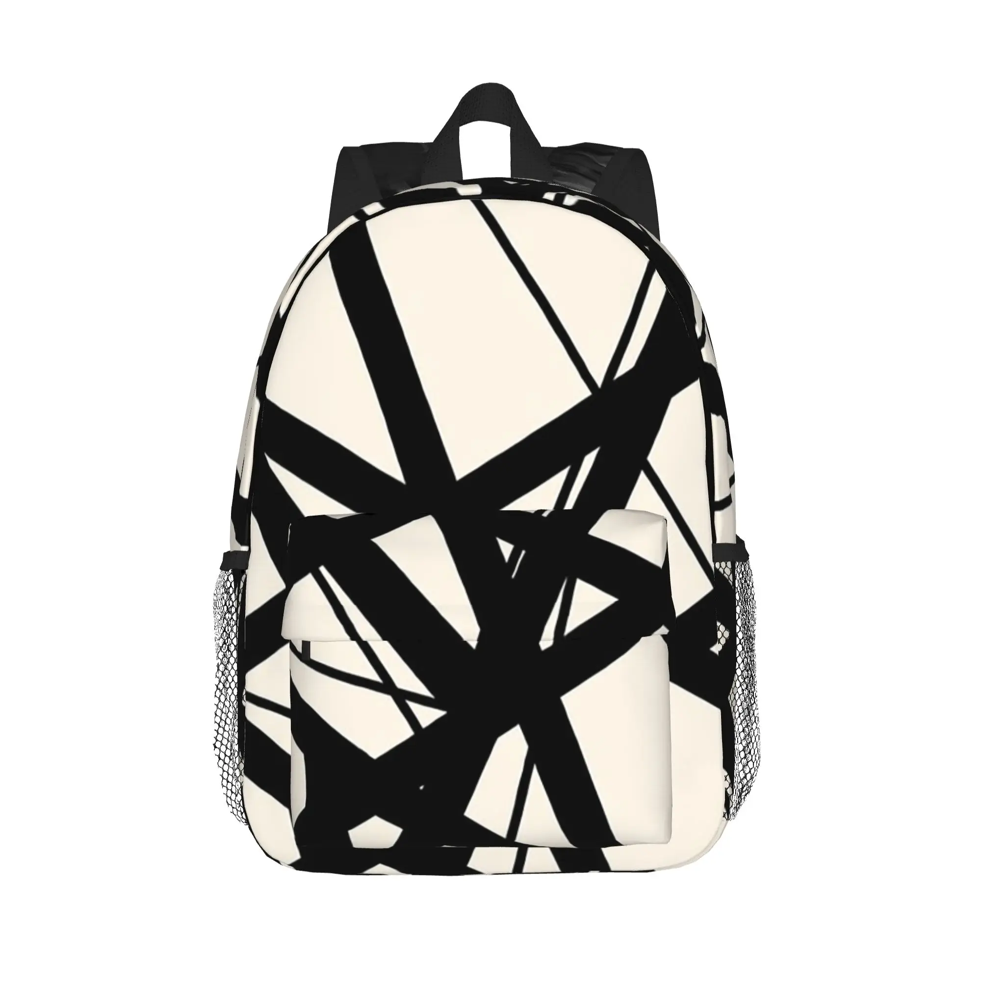 EVH authentic stripes Van Halen eggshell Backpack Hot Sale Daypack Boys Girls BookBag Shoulder Bags for Men Women School Bag