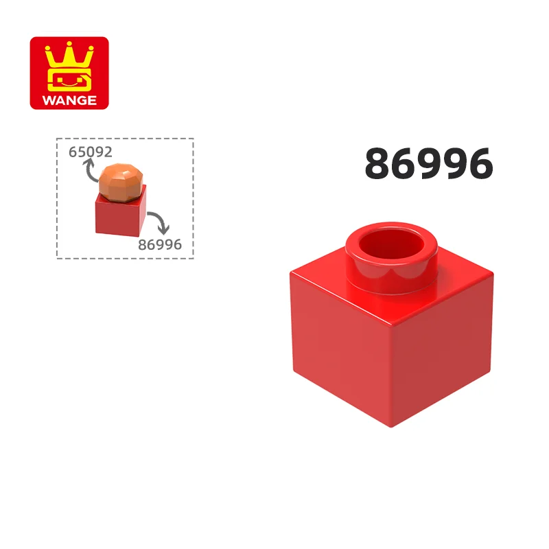 

WANGE 86996 100 г/348 шт. модифицированные строительные блоки 1x1x2/3 Moc аксессуары, совместимые с кирпичными игрушками детская подарочная коробка