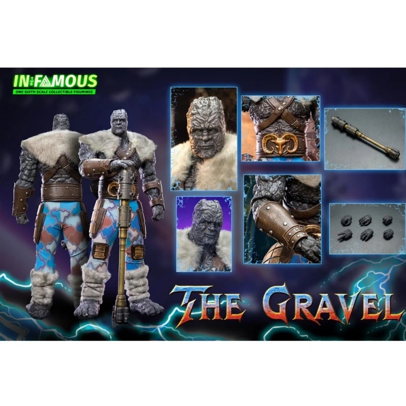 

In Stock In-Famous Marvel 1/6 The Gravel Stone Man If005 Moving Doll Gift