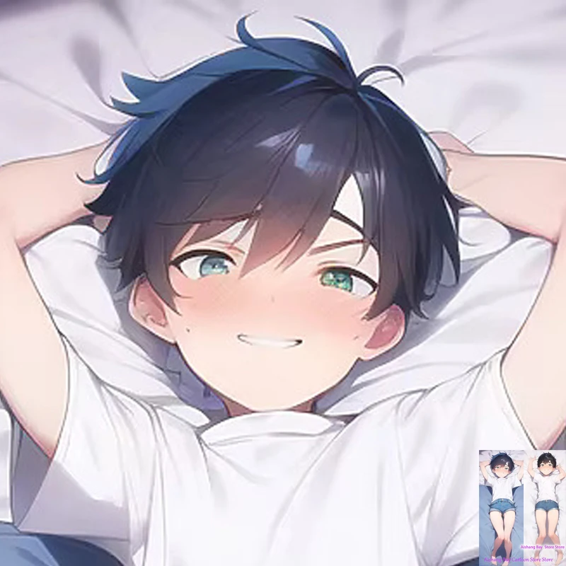 

Dakimakura Anime Young Boy Double Sided Print Life-size Body Pillow Cover Decoration