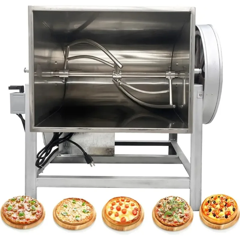 

Коммерческий тестомес 50 кг/110 фунтов, электрическая машина для замешивания теста 110 В, 3000 Вт, с вращающейся чашей, для пекарни Pizzerias