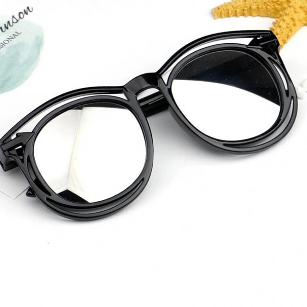 

Stylish Children Sun Glasses Uv Protection Durable Lightweight Resistant Frame Non Slip Ear Tips Nose Pads Black
